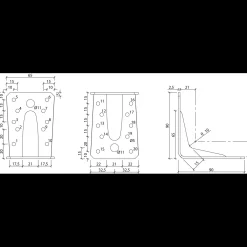 Paslode Vinkelbeslag V2 M/Rib 90X90X2,5X65 Mm.