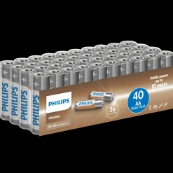 Philips Alkaline LR6/AA batteri 40 stk.
