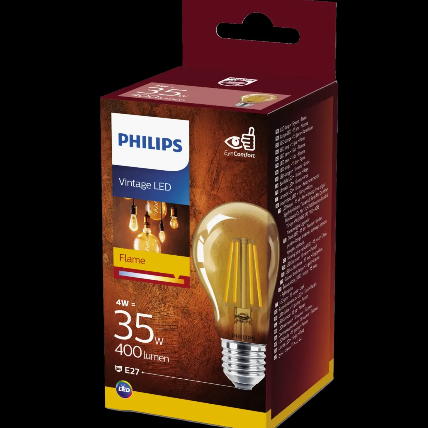 Philips Classic LED pære E27 35W 1 pack