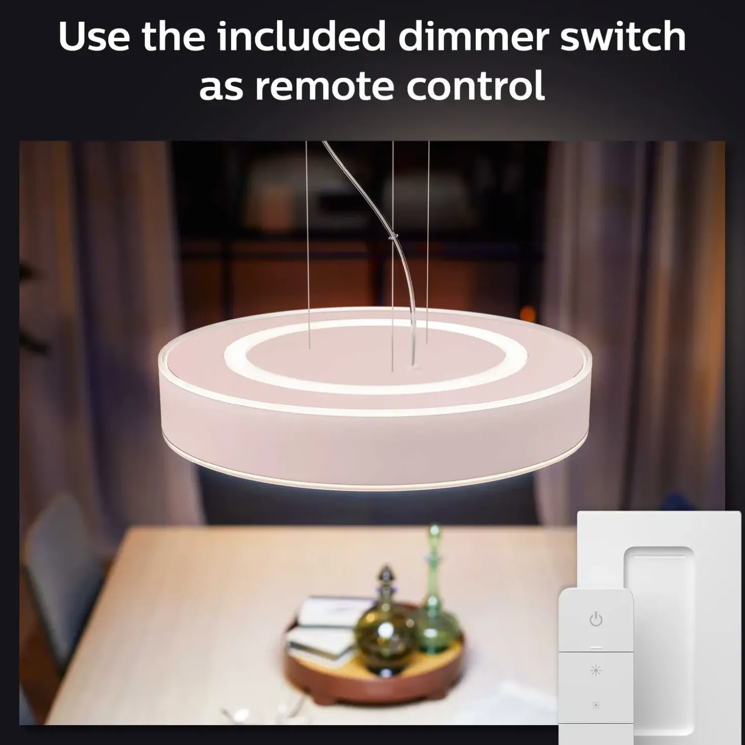 Philips Hue Enrave pendel Ø42,5 mm 33,5W hvid