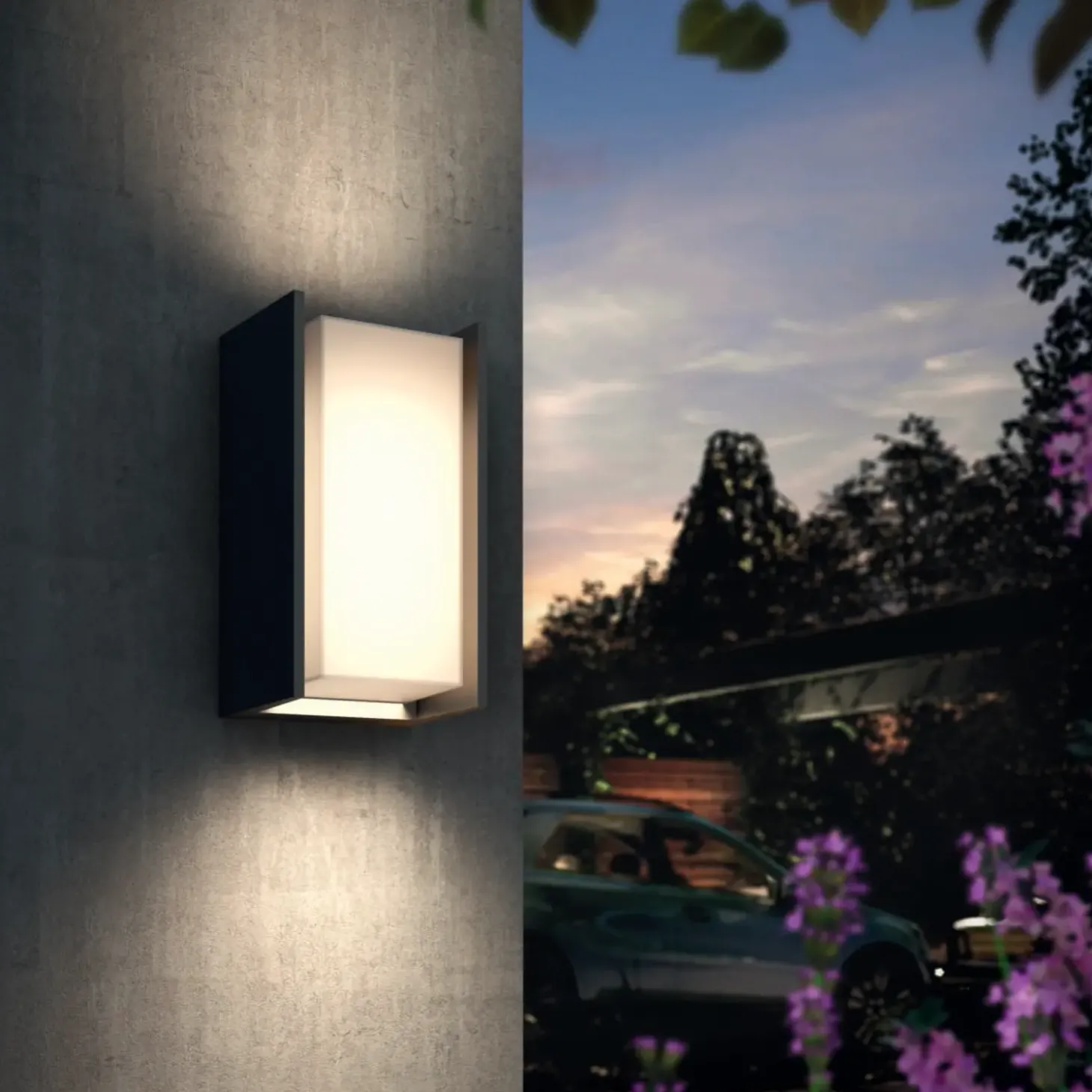 Philips Hue Turaco udendørs væglampe antracit