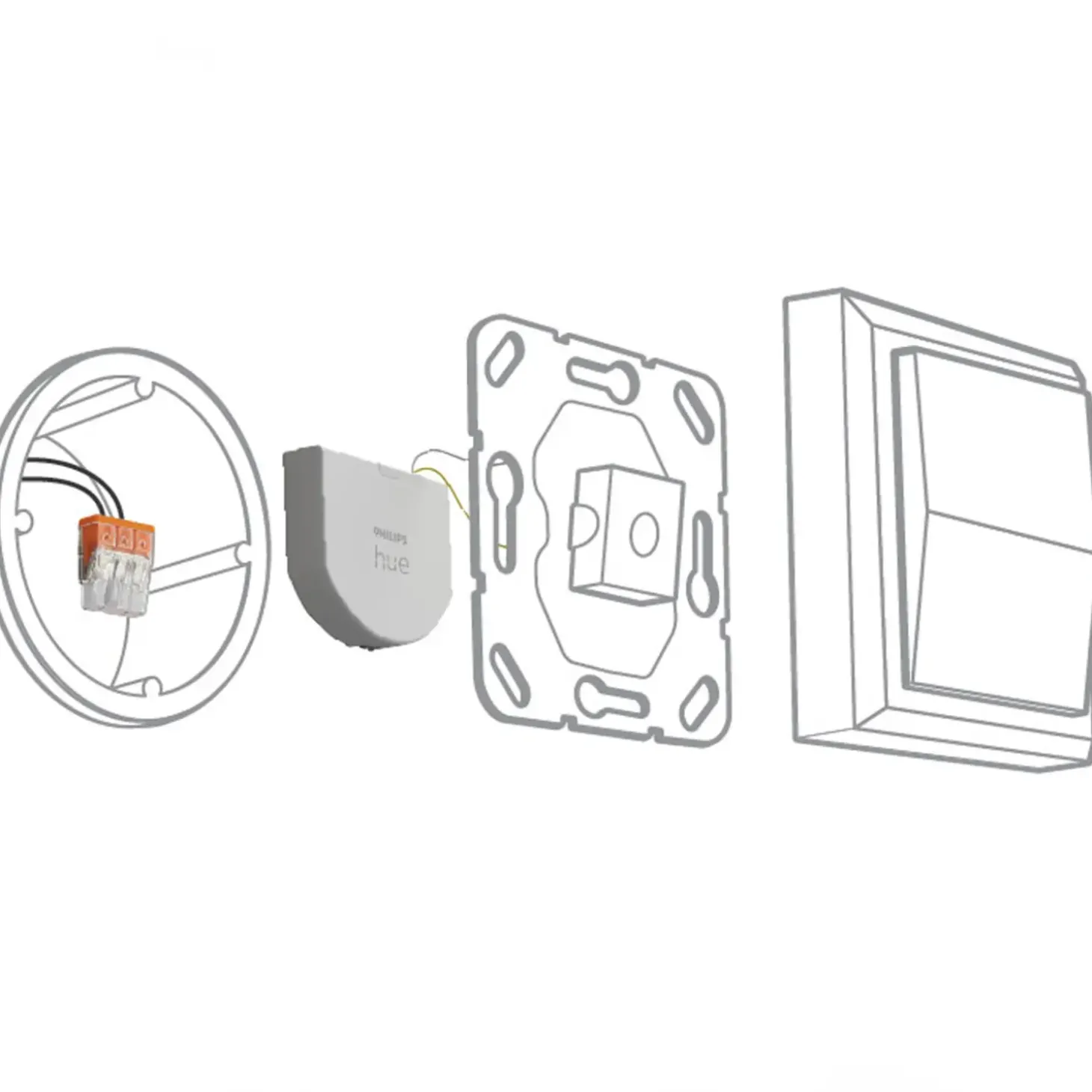 Philips Hue vægkontakt modul hvid