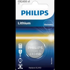 Philips Minicelle CR2450 batteri 1 stk.