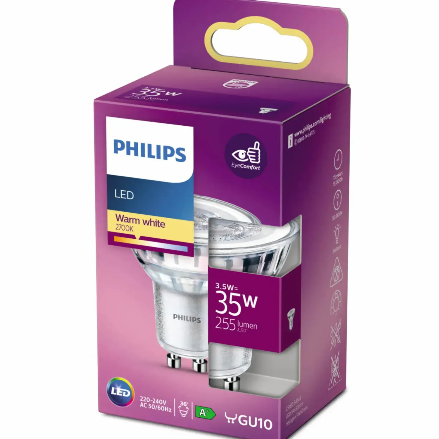 Philips Spot LED pære GU1035W