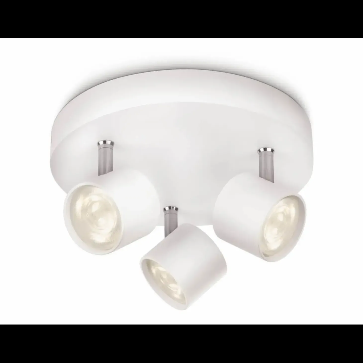 Philips Star LED spot 3x4W hvid