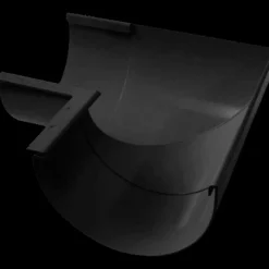 Plastmo indvendig gering nr. 10, 90° sort