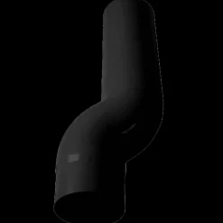 Plastmo nedførsel 75 mm sort