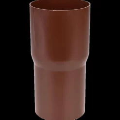 Plastmo rørsamlemuffe 75 mm brun