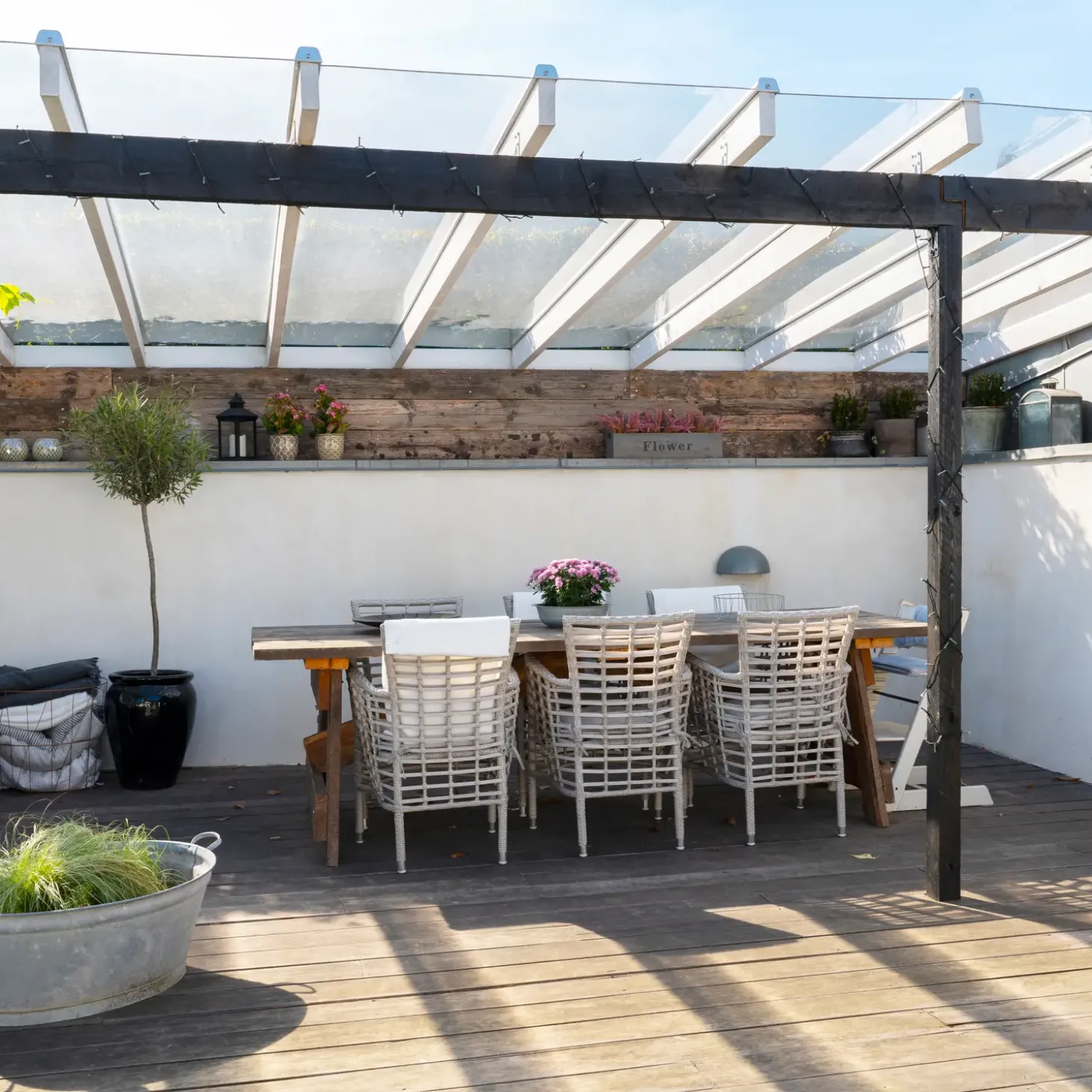 Plastmo Sunglaze trapez tagplade klar 585 mm x 300 cm