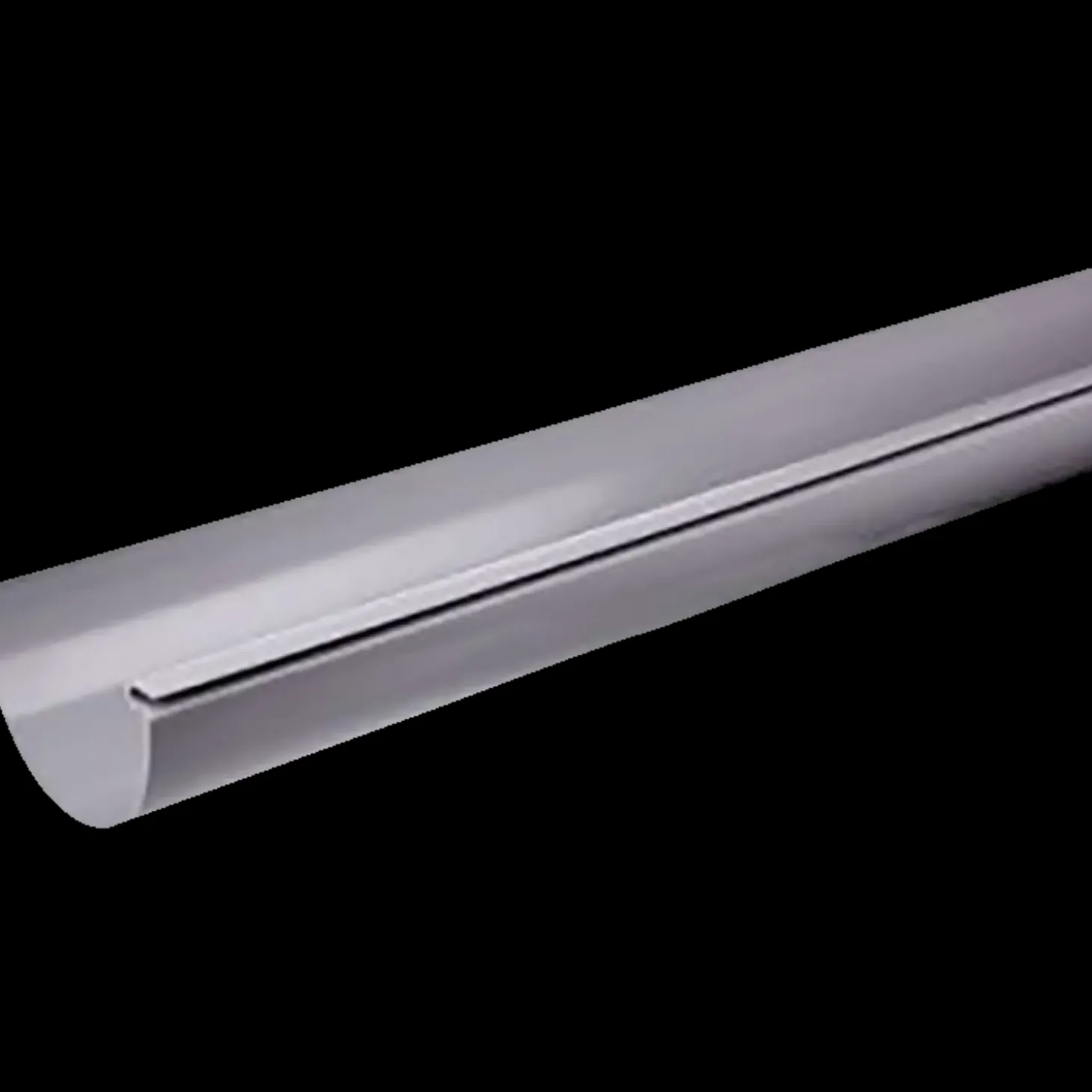 Plastmo tagrende nr. 11, 3 m grå