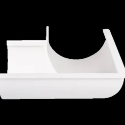 Plastmo udvendig gering nr. 12, 90° hvid