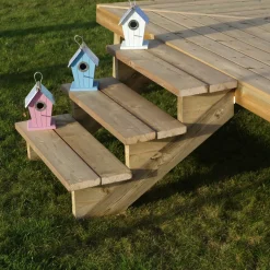 Plus 34,2° Trappevange 4 trin m/beslag  Trindybde 25 cm