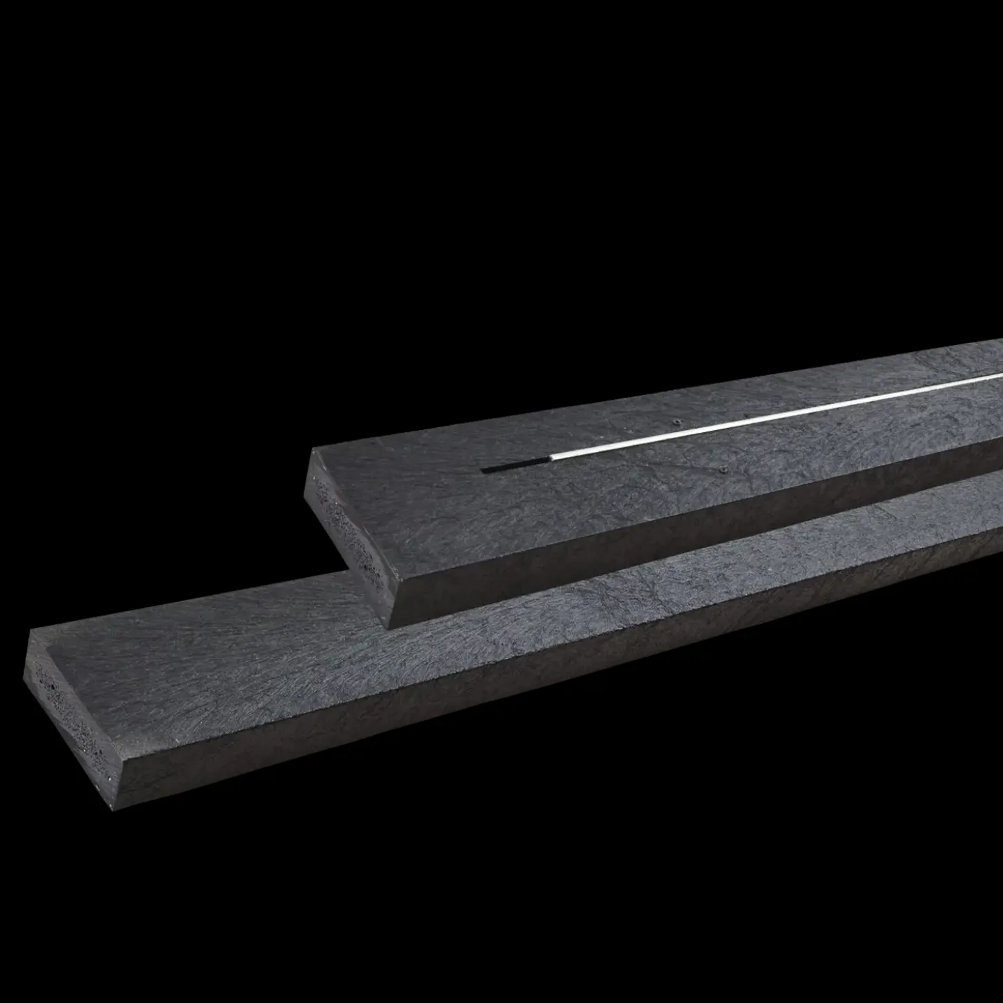 PLUS Alpha bord/bænkesæt 118 cm RePlast Sort