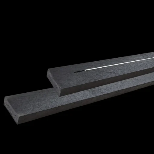 PLUS Alpha bord/bænkesæt m/2 ryglæn 118 cm RePlast Sort