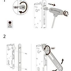 PLUS Artura komposit dobbeltlåge 213×175 cm m/gråsorte stolper til nedstøbning