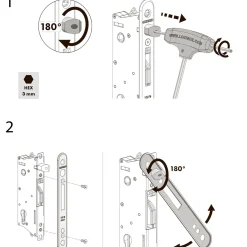 PLUS Artura komposit dobbeltlåge 213×175 cm m/stolper til nedstøbning