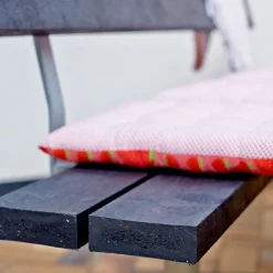 PLUS Basic Bord/Bænkesæt m/2 ryglæn og 2 påbygninger 260 cm RePlast Sort