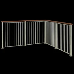 Plus Basic Gelændersystem  90x98 cm Varmgalv.