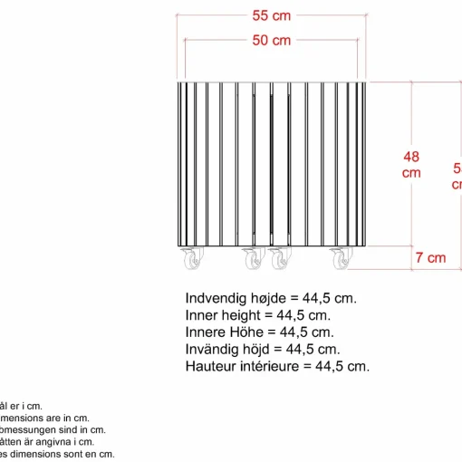 PLUS Circle plantekasse Ø55/55 cm ThermoWood®