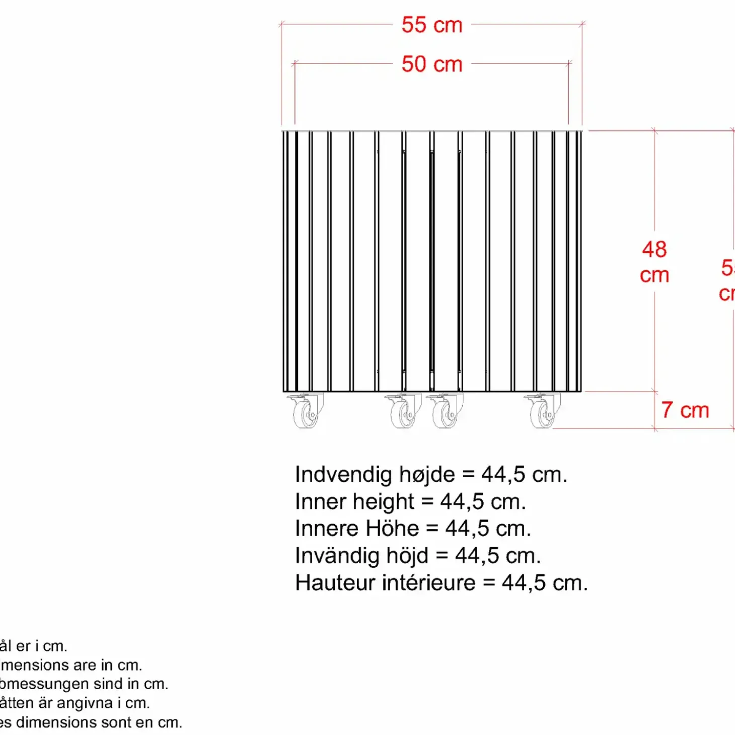PLUS Circle plantekasse Ø55/55 cm ThermoWood®