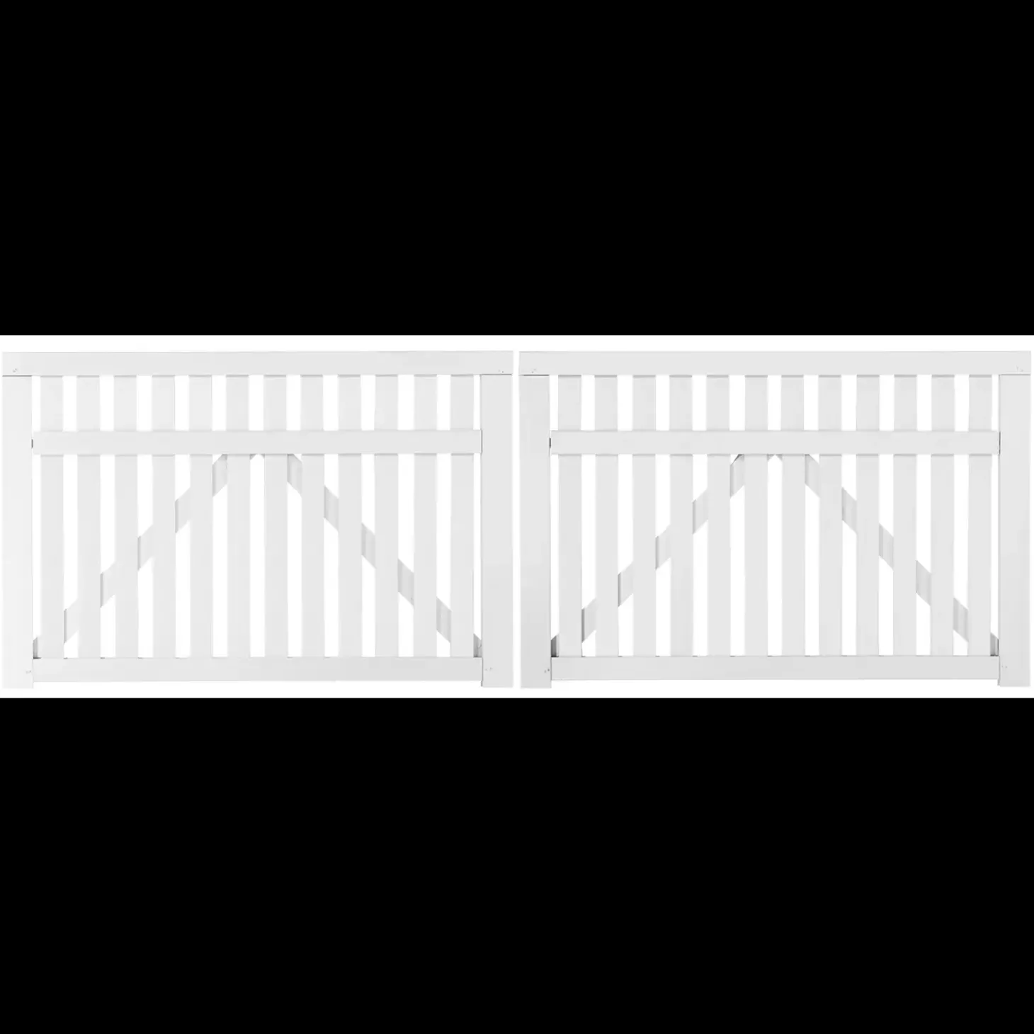 Plus Country dobbeltlåge 300x98 cm hvid