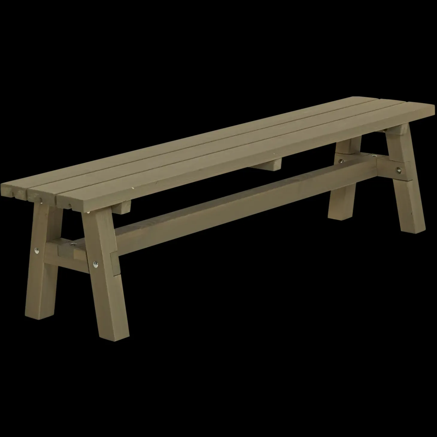 Plus Country plankebænk 177 cm gråbrun