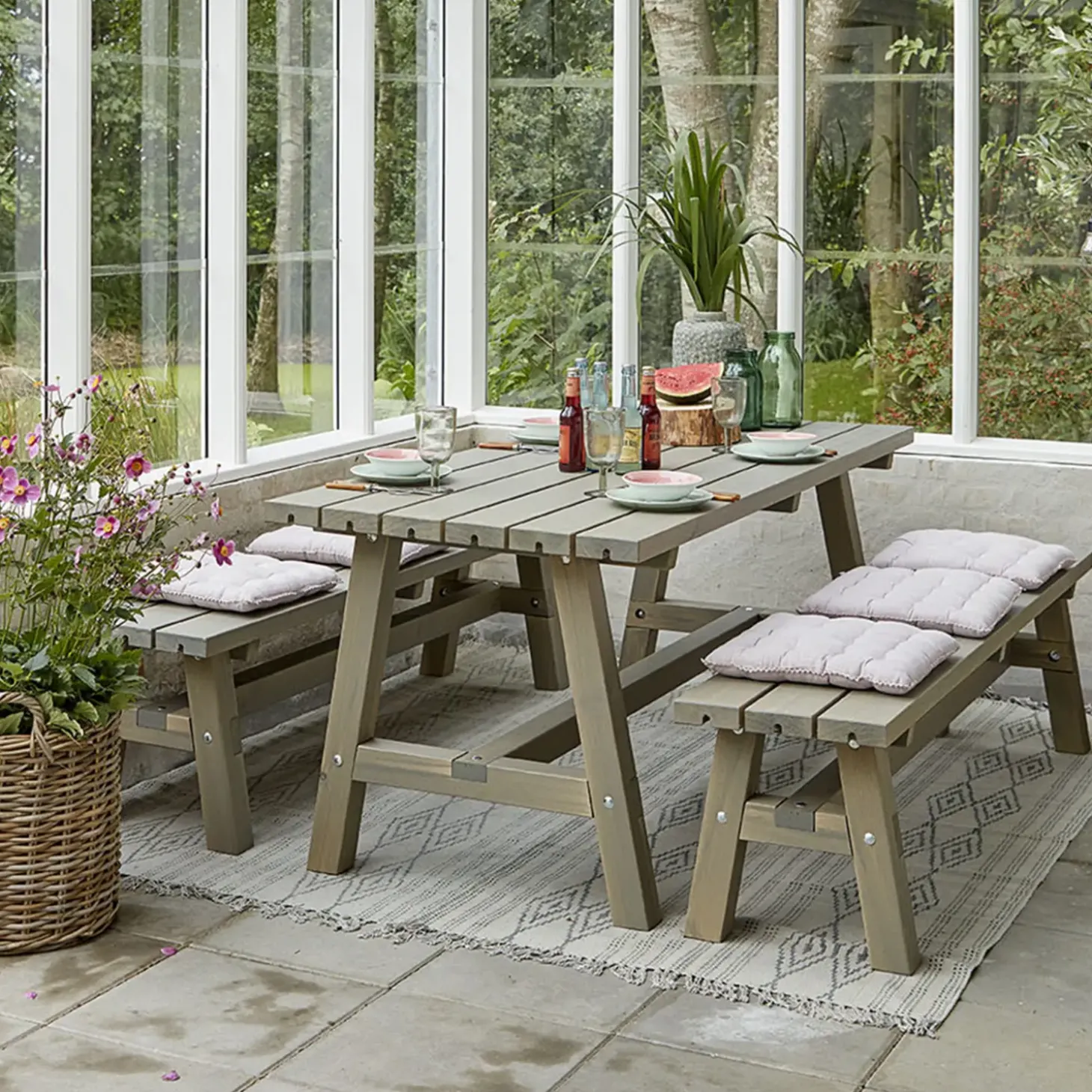 Plus Country plankebord 177 cm teak