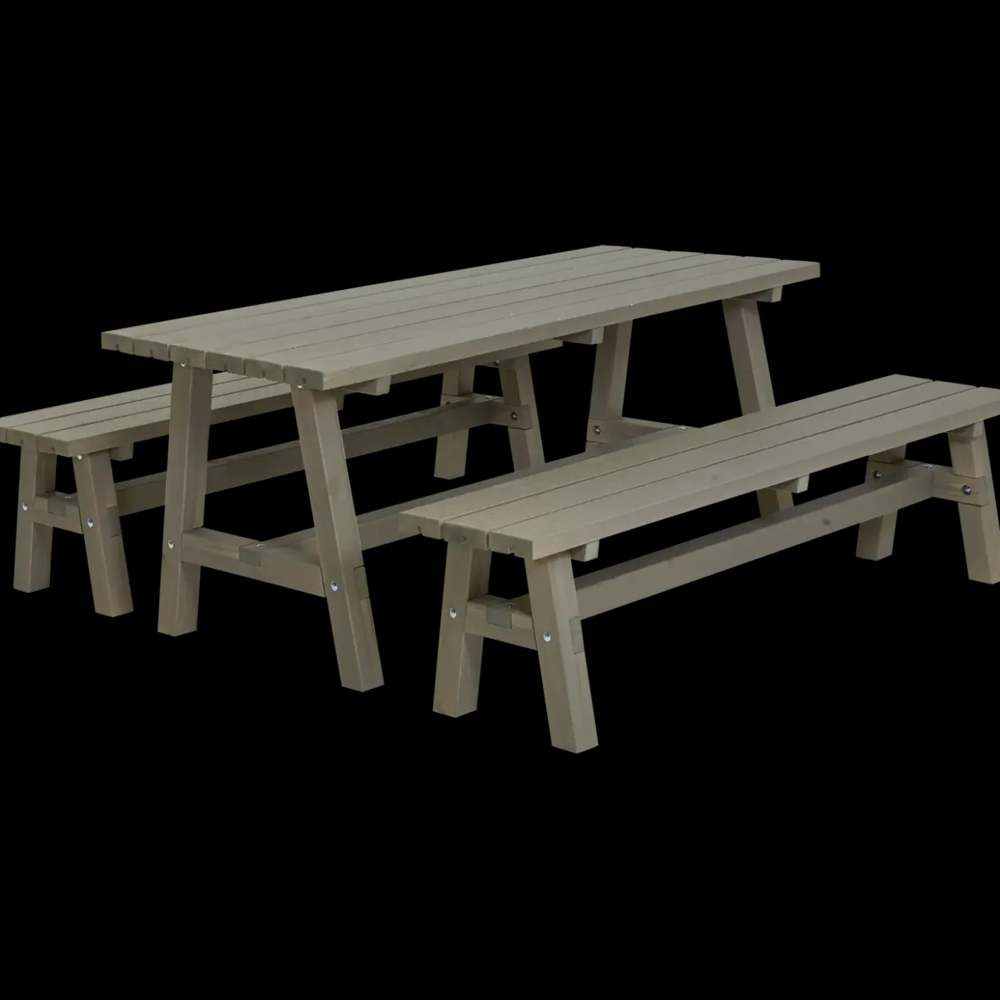 Plus Country plankesæt 177 cm sort