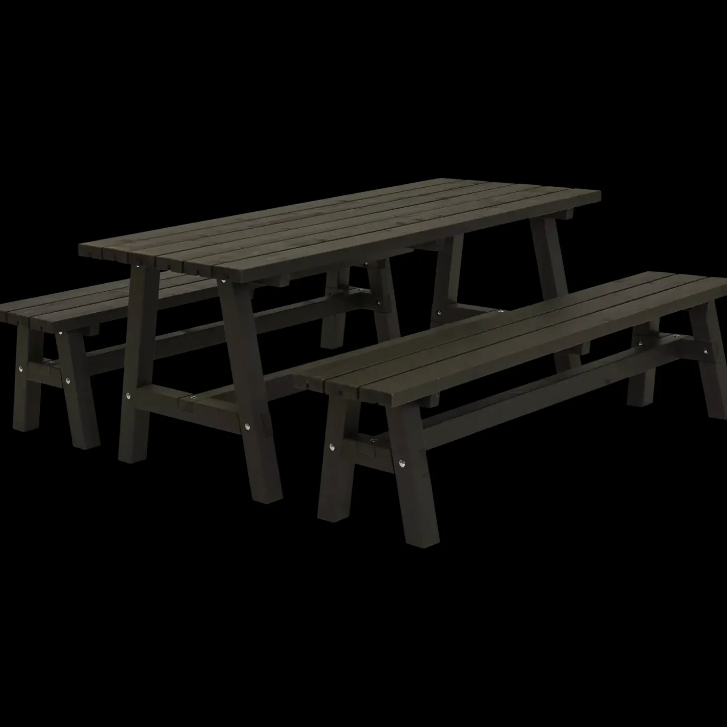 Plus Country plankesæt 177 cm sort