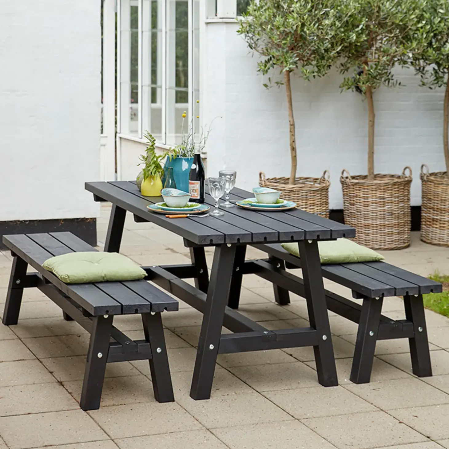 Plus Country plankesæt 177 cm sort