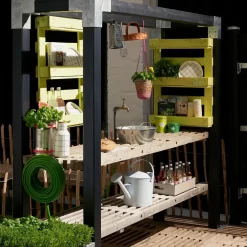 Plus Cubic hjørnebeslag dobbelt til 7x7 cm stolper