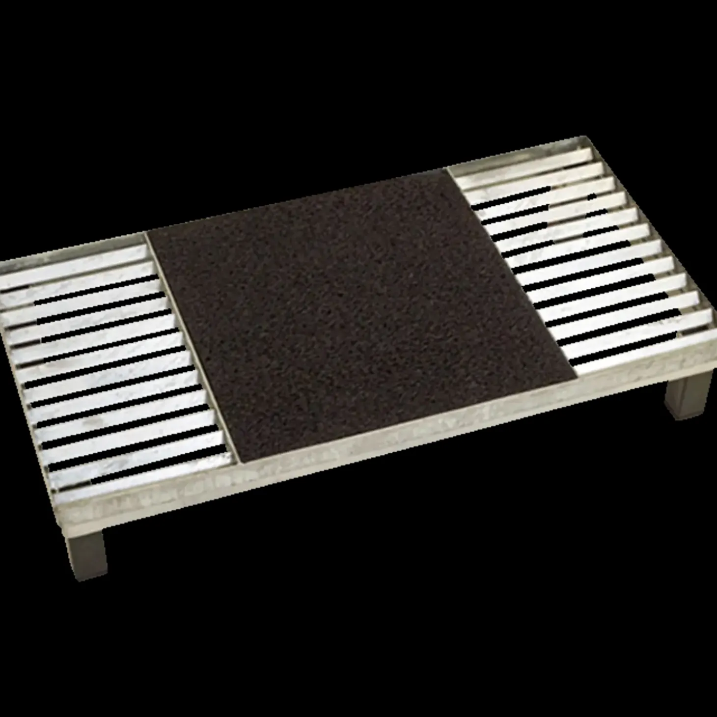 Plus Cubic rist inkl. måtte 40x80x6,8 cm sort