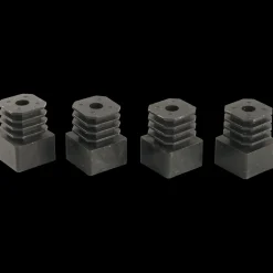 Plus Cubic rist m/sort måtte/gummiramme - 88x48x4 cm