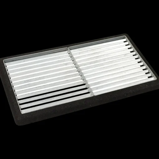 Plus Cubic rist sampak sort gummimåtte - 88x48x4 cm