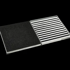 Plus Cubic rist sort 2 stk - 40x40x3,5 cm