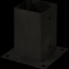 Plus Cubic stolpefod t/fundament 9x9 cm sort