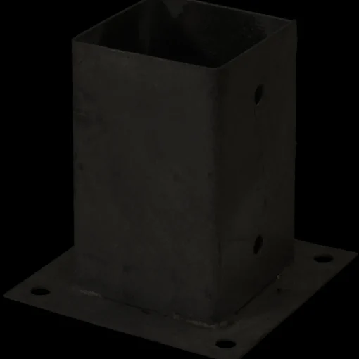 Plus Cubic stolpefod t/fundament 9x9 cm sort