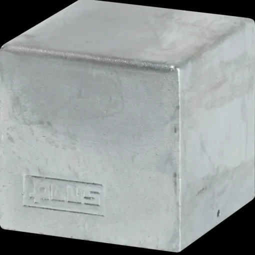 Plus Cubic stolpehat 71x71 mm varmgalvaniseret