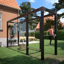 Plus daylife med stålespalier modul 2 sort