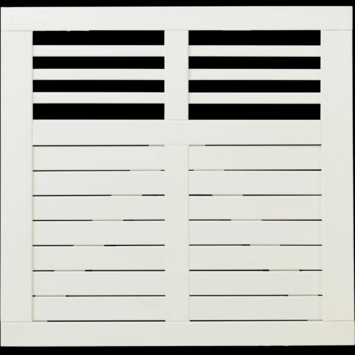 Plus Decora enkeltlåge 100x95 cm hvid