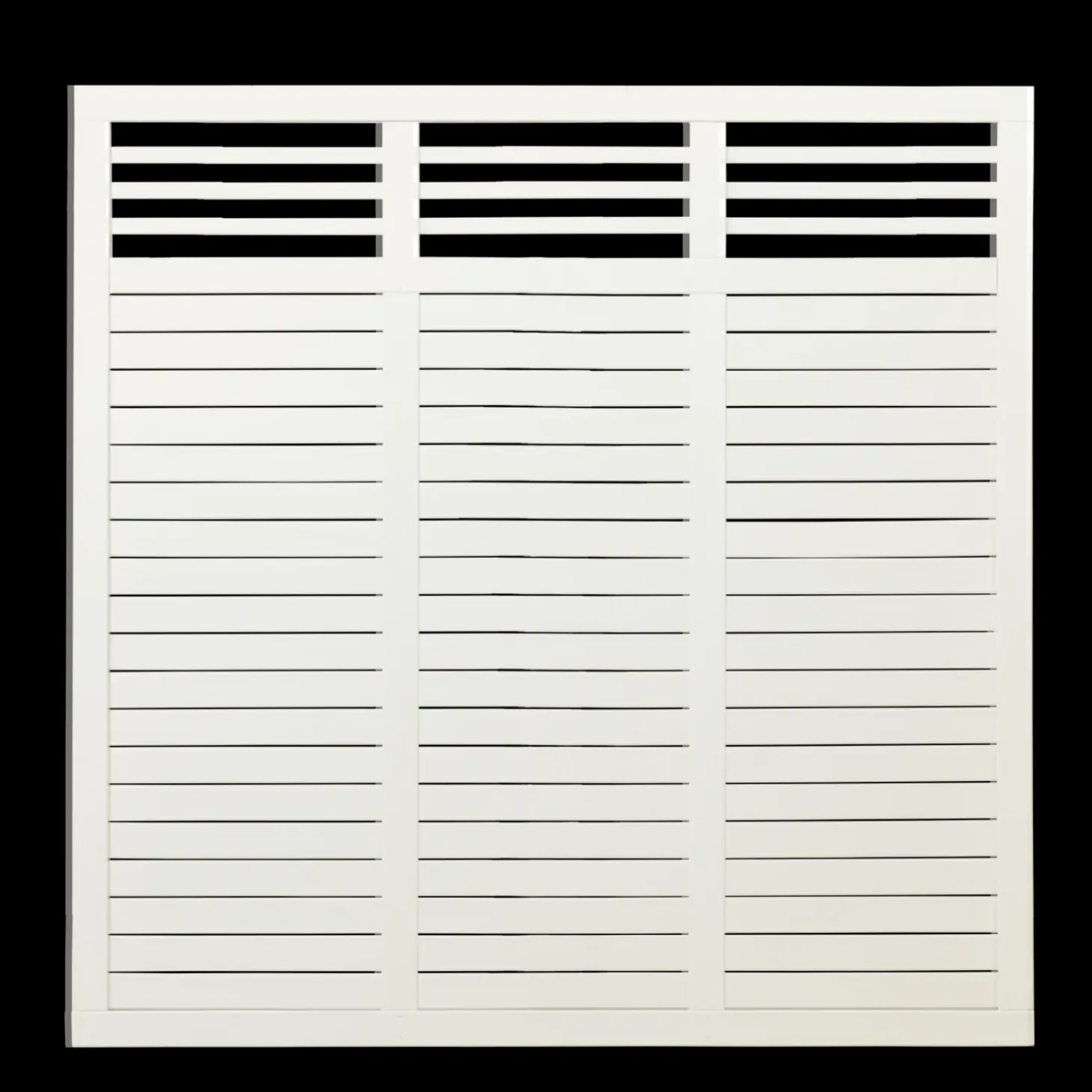 Plus Decora hegn 180x95 cm hvid