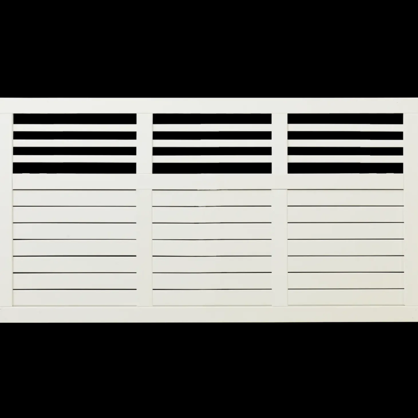 Plus Decora hegn 180x95 cm hvid