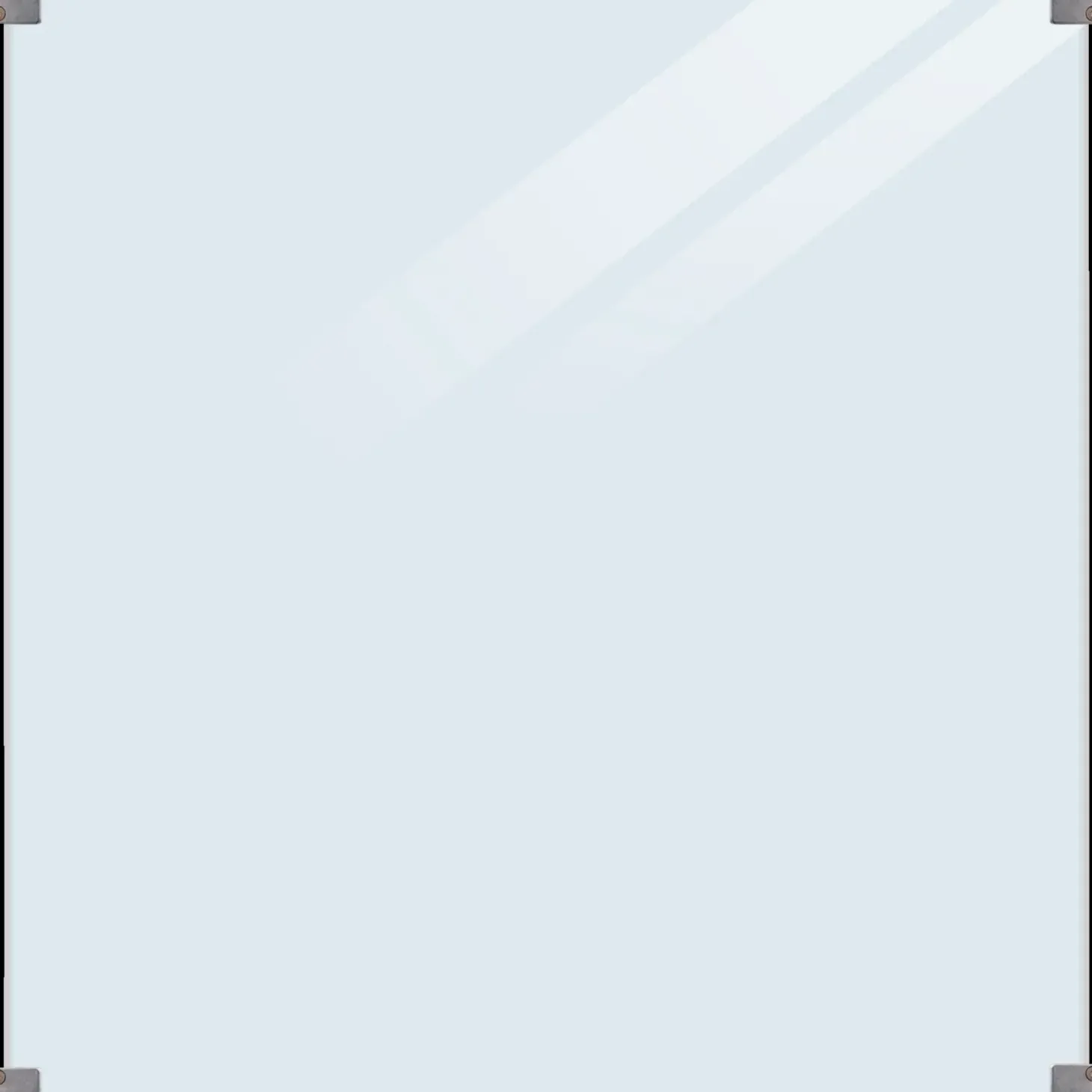 Plus glashegn 90x91 cm klart