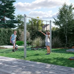 PLUS Gyngestativ ekskl. gyngesæder varmgalvaniseret stål