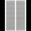 Plus Harmoni Hegn  120x180 cm hvid