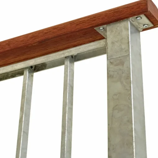 Plus håndliste t/gelænder smig højre 6x197cm olieret