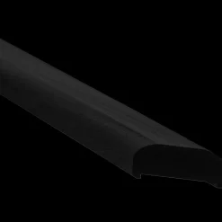 Plus håndliste t/gelænder smig højre 6x197cm sort