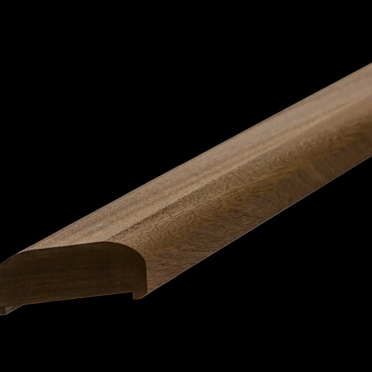 Plus håndliste t/gelænder smig højre 6x197cm sort