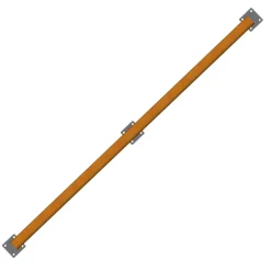 Plus håndliste t/gelænder 6x189cm olieret