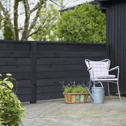 Plus Klink enkeltlåge 100x125 cm sort